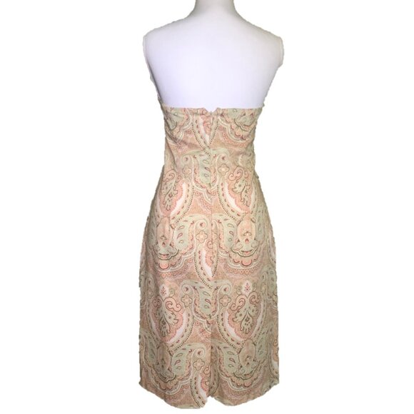 Mario Balthazar Summer Dress Size Small Paisley Pattern - Picture 2 of 6